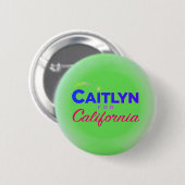 Caitlyn Jenner voor California 2021 Button (Voorkant /achterkant)