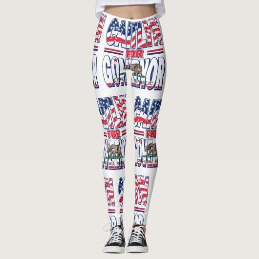 Caitlyn Jenner voor gouverneur Leggings (Voorkant)