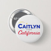 Caitlyn Jenner voor gouverneur Ronde Button 5,7 Cm (Voorkant /achterkant)