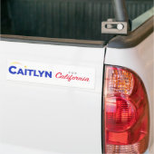 Caitlyn voor Californië Bumpersticker (Op Truck)