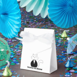 Caixa Cat, License to Meow Bedankdoosjes