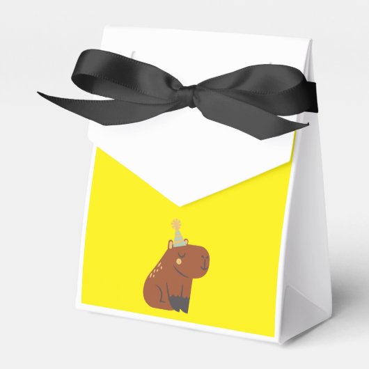 Caixinha para Lembrancinha Capivara Bedankdoosjes (Voorkant Zijde)