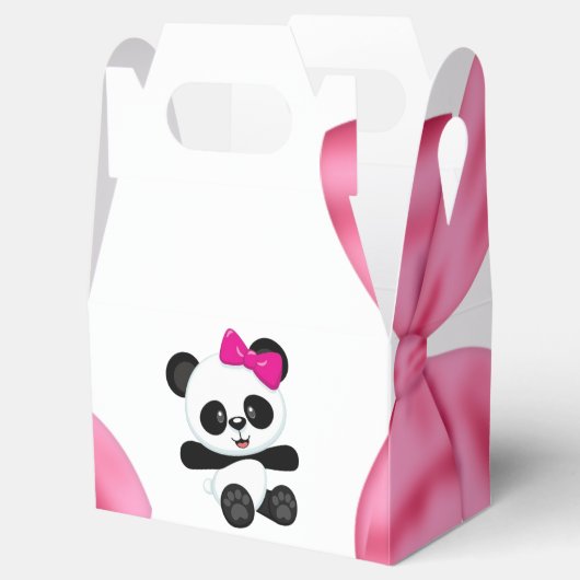 Caixinha para lembrancinhas Maletinha Panda Bedankdoosjes (Geopend)