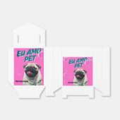 CAIXINHA PRESENTE PET ROSA BEDANKDOOSJES (Uitgevouwen)