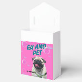 CAIXINHA PRESENTE PET ROSA BEDANKDOOSJES (Geopend)