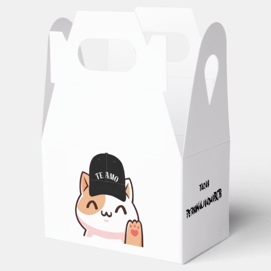 CAJA BLANCA PARA ENVALAR TAZA BEDANKDOOSJES (Geopend)