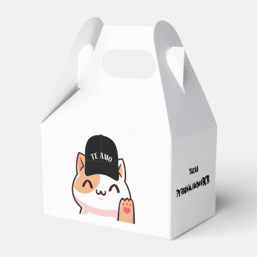 CAJA BLANCA PARA ENVALAR TAZA BEDANKDOOSJES (Voorkant Zijde)