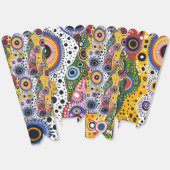 Caja de Palomitas con Estampado Psicodélico Retro Bedankdoosjes (Ongevouwen)