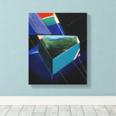 Caja de Pandora Canvas Afdruk (Insitu (Houten vloer))