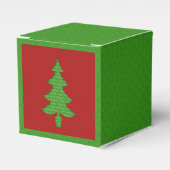 Caja de Regalo - Arbol de Navidad Bedankdoosjes (Voorkant Zijde)