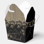 Caja de regalo  con acción de gracias con hojas bedankdoosjes (Geopend)