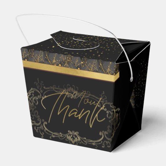 Caja de regalo con  agradecimiento lujosa bedankdoosjes (Achterkant)