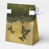 Caja de regalo con agradecimiento verde con rosas bedankdoosjes (Achterkant)