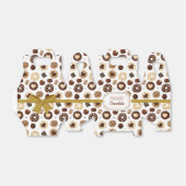 Caja de regalo con diferentes dulces de chocolate bedankdoosjes (Uitgevouwen)