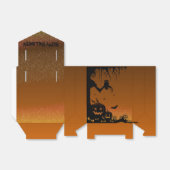 Caja de regalo con feliz halloween bedankdoosjes (Uitgevouwen)
