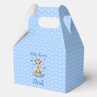 Caja de regalo customizable baby giraffe bedankdoosjes