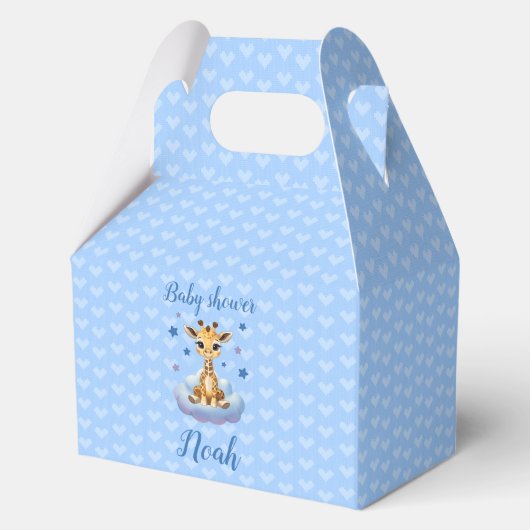 Caja de regalo customizable baby giraffe bedankdoosjes (Voorkant)
