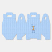 Caja de regalo customizable baby giraffe bedankdoosjes (Ongevouwen)