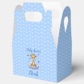Caja de regalo customizable baby giraffe bedankdoosjes (Open)