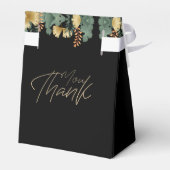 Caja de regalo elegante negra  con gracias bedankdoosjes (Achterkant)