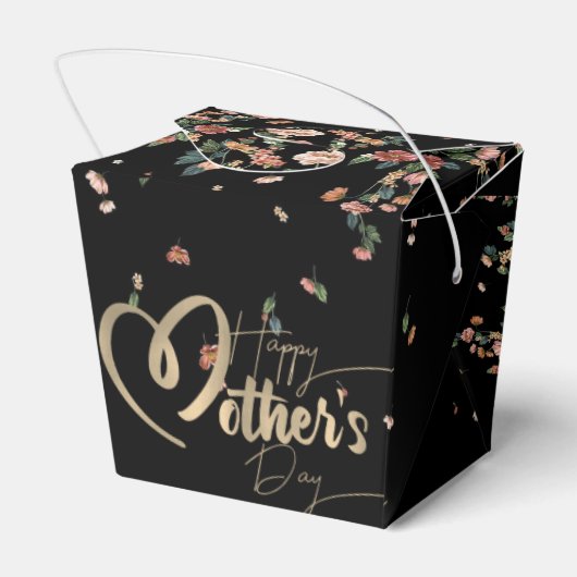 Caja de regalo elegante para día de la madre bedankdoosjes (Achterkant)