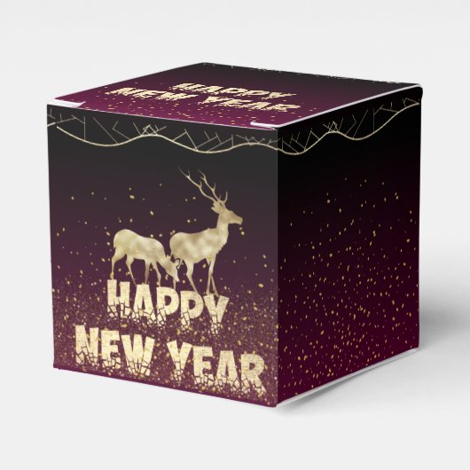 Caja de regalo  elegante para navidad bedankdoosjes (Voorkant Zijde)