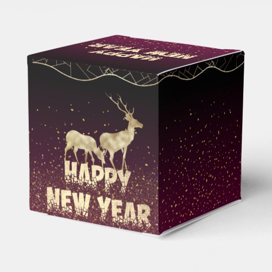 Caja de regalo  elegante para navidad bedankdoosjes (Achterkant)