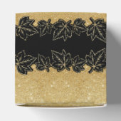 Caja de regalo negra linda  con agradecimiento bedankdoosjes (Bovenkant)