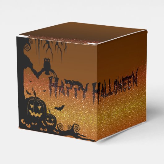 Caja de regalo para halloween bedankdoosjes (Voorkant Zijde)