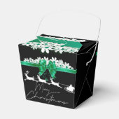 Caja de regalo para navidad con cinta verde bedankdoosjes (Voorkant Zijde)
