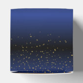 Caja de regalo para navidad con rosas  azul Royal Bedankdoosjes (Bovenkant)