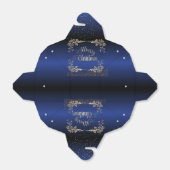 Caja de regalo para navidad con rosas azul Royal Bedankdoosjes (Uitgevouwen)