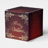 Caja de regalo para navidad con rosas  rojo Royal Bedankdoosjes (Voorkant Zijde)