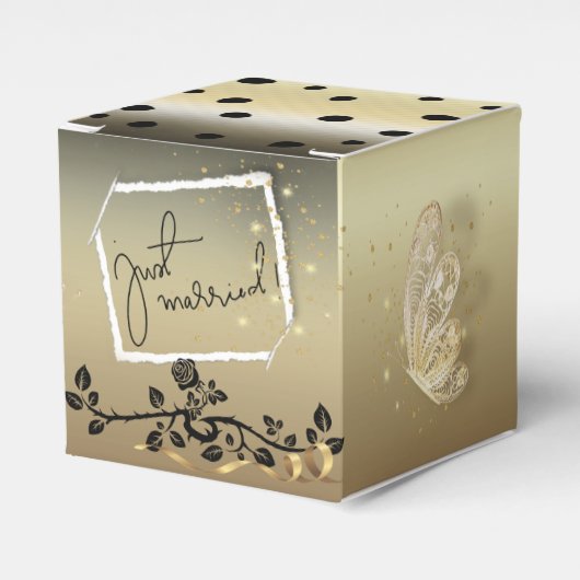 Caja de regalo para recién casado bedankdoosjes (Voorkant Zijde)