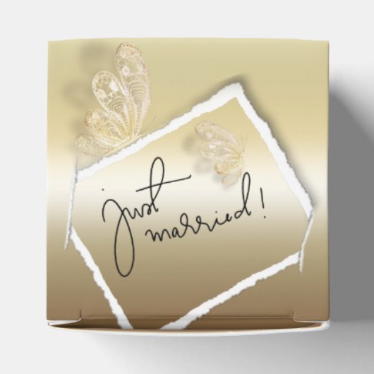 Caja de regalo para recién casado bedankdoosjes (Bovenkant)