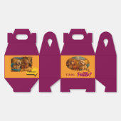 Caja de regalo Perritas Hermanas Aventureras Bedankdoosjes (Ongevouwen)