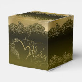 Caja de regalo verde hermoso para día de madre bedankdoosjes (Achterkant)