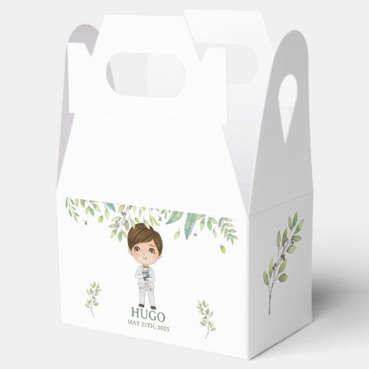 Caja de Regalos de Primera Comunión HUGO Bedankdoosjes (Geopend)