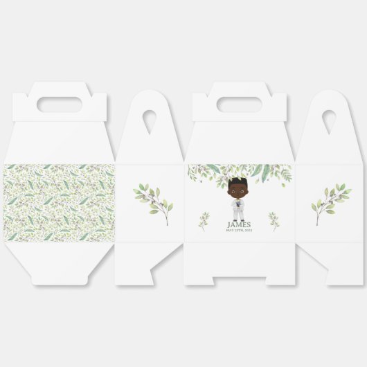 Caja de regalos de Primera Comunión JAMES Bedankdoosjes (Ongevouwen)