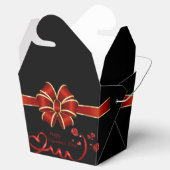 caja de regalos para San Valentín con cinta Bedankdoosjes (Geopend)