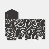 Caja Detalle Elegante para Regalo Black Roses Bedankdoosjes (Uitgevouwen)