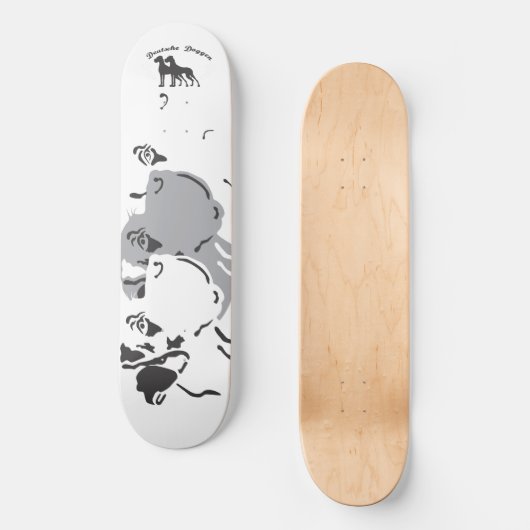 Caja Great Dane Persoonlijk Skateboard (Voorkant)