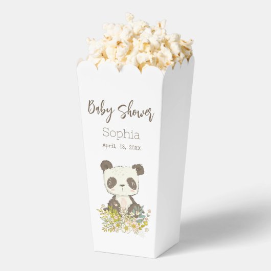 Caja Palomitas Baby Shower Panda Bedankdoosjes (Popped)