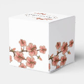 Caja para recuerdo de Bodas, Pajaritos y flores Bedankdoosjes (Achterkant)