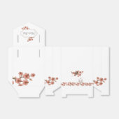 Caja para recuerdo de Bodas, Pajaritos y flores Bedankdoosjes (Uitgevouwen)