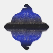 caja para regalo azul con decoración bedankdoosjes (Uitgevouwen)