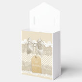 Caja para regalo con lunares y encaje! bedankdoosjes (Geopend)