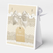 Caja para regalo con lunares y encaje! bedankdoosjes (Achterkant)