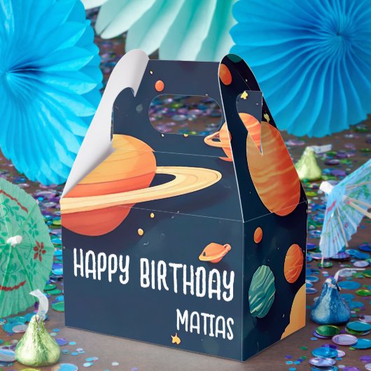 Caja para regalo cumpleaños personalizado bedankdoosjes (Feest)