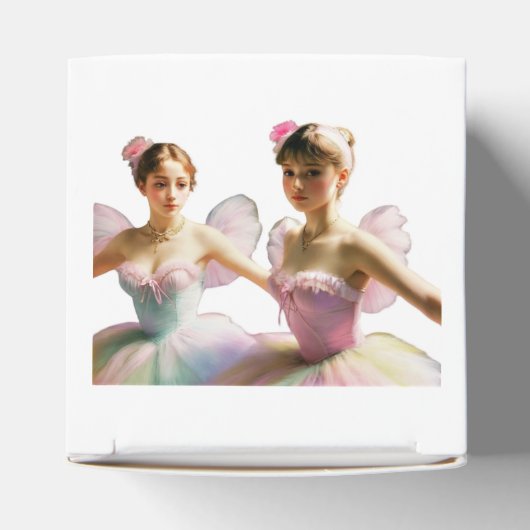 Caja para regalos con preciosas bailarinas bedankdoosjes (Bovenkant)